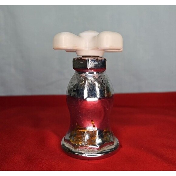 Avon Faucet Cologne Bottle Just A Twist Sweet Honesty VTG Silver Color Not Full - Picture 3 of 15